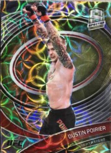 Dustin Poirier 2021 Panini Chronicles UFC Base Contenders Optic Season Ticket #277 Asia Gold