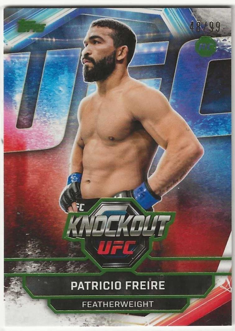 Patricio Freire 2026 Topps Knockout UFC Base #43 Lime Green