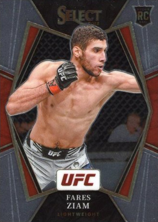 Fares Ziam 2022 Panini Select UFC Premier Level #130 Lucky Envelopes