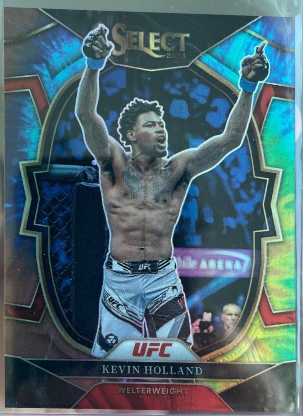 Kevin Holland 2023 Panini Select UFC Concourse #87 Tie Dye