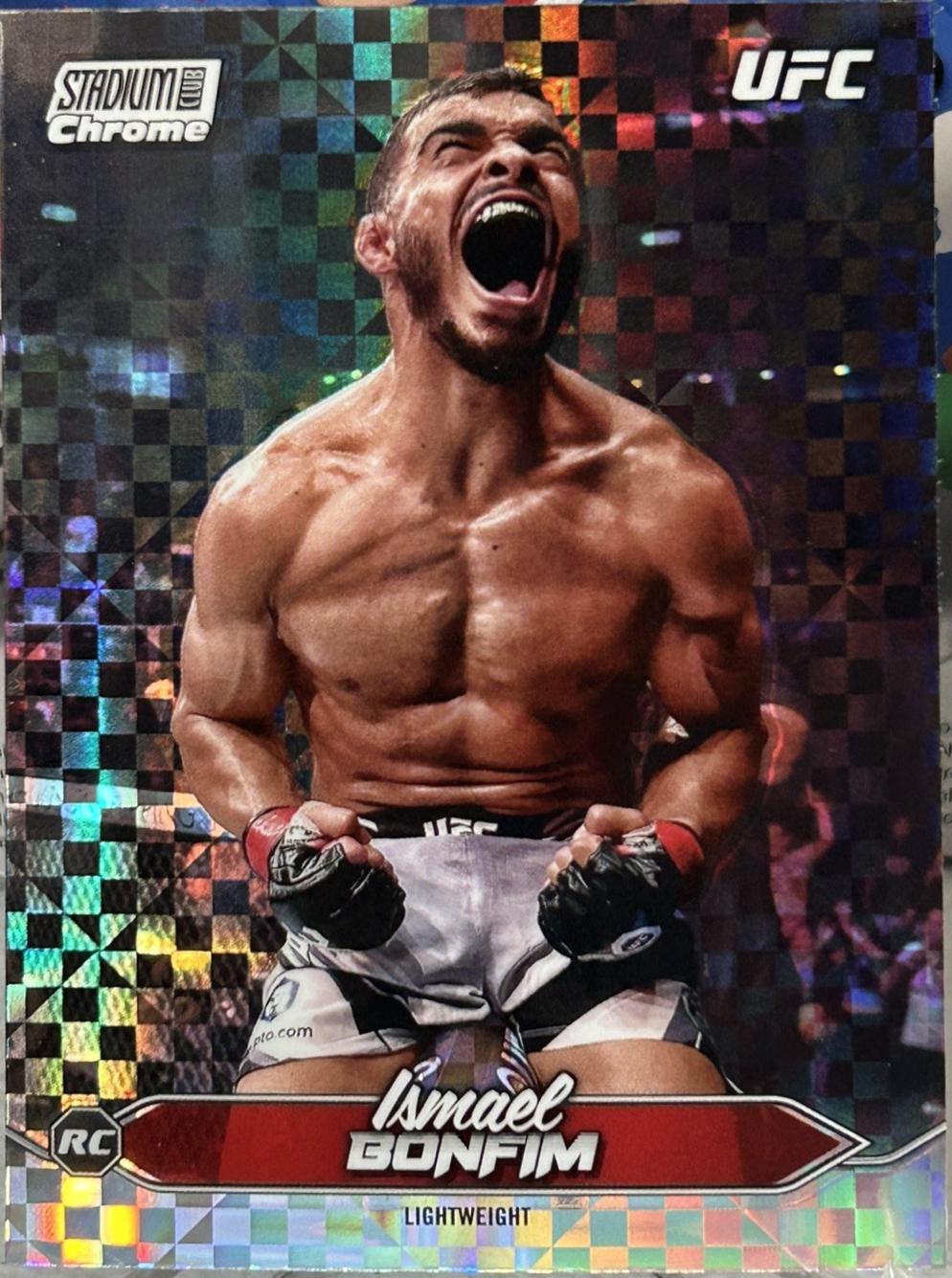 Ismael Bonfim 2025 Topps Stadium Club UFC Base Chrome #C-157 X-Fractor