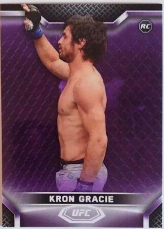 Kron Gracie 2020 Topps UFC Knockout Base #83 Purple