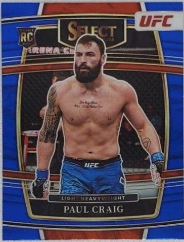 Paul Craig 2022 Panini Select UFC Concourse #99 Light Blue