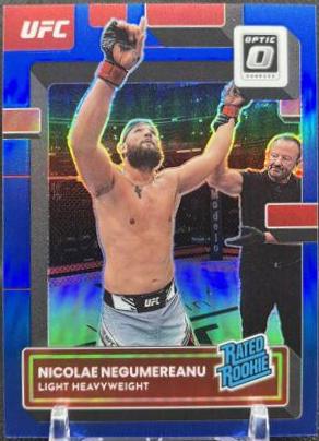 Nicolae Negumereanu 2023 Panini Donruss Optic UFC Base #123 Blue