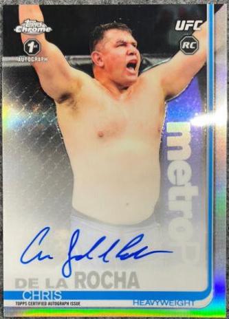 Chris De La Rocha 2019 Topps Chrome UFC Base #75 Refractor