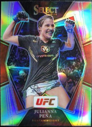 Julianna Peña 2022 Panini Select UFC Premier Level #183 Silver