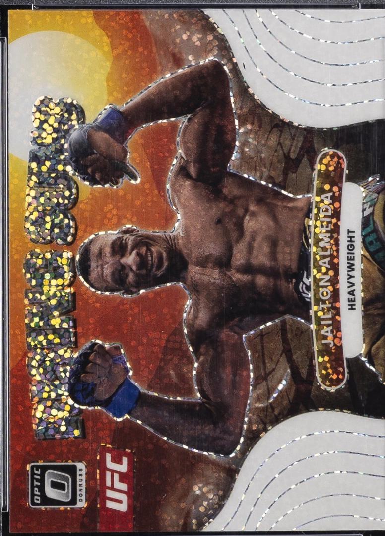 Jailton Almeida 2023 Panini Donruss Optic UFC Rising Suns #11 White Sparkle