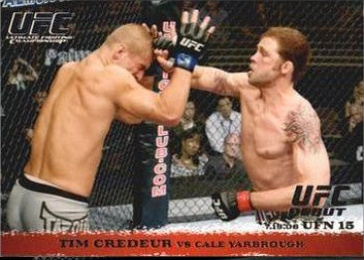 Tim Credeur / Cale Yarbrough 2009 Topps UFC Round 1 Base #89 Black