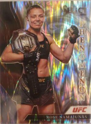 Rose Namajunas 2022 Panini Select UFC Phenomenon #6 Flash