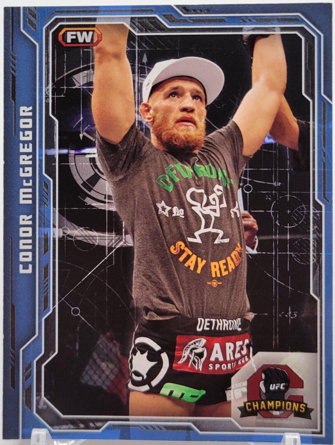 Conor McGregor 2014 Topps UFC Champions Base #32 Blue