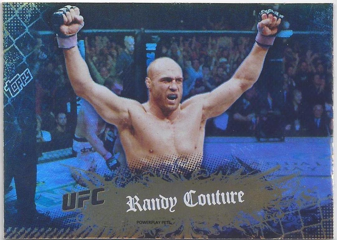 Randy Couture 2010 Topps UFC Main Event Base #42 Gold