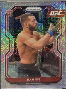 Dan Ige 2021 Panini Prizm UFC Base #70 Mojo