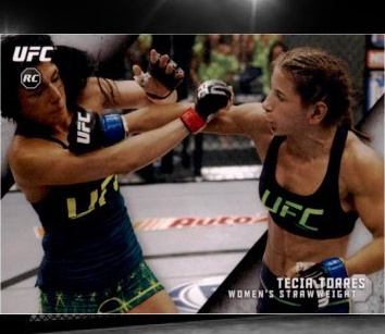 Tecia Pennington 2015 Topps UFC Knockout Base #93 Red