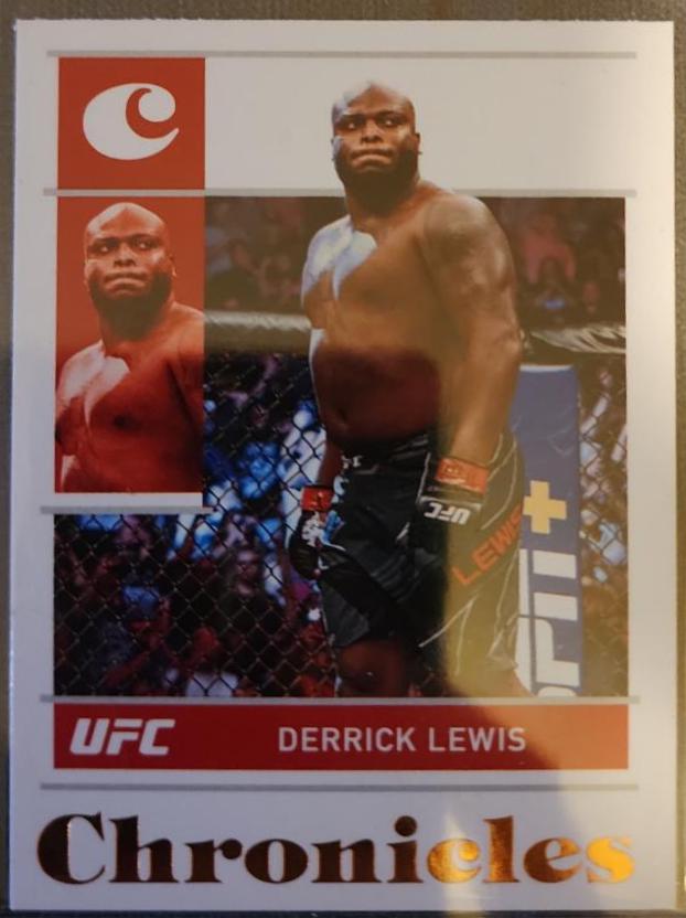 Derrick Lewis 2022 Panini Chronicles UFC Base Chronicles #41 Bronze