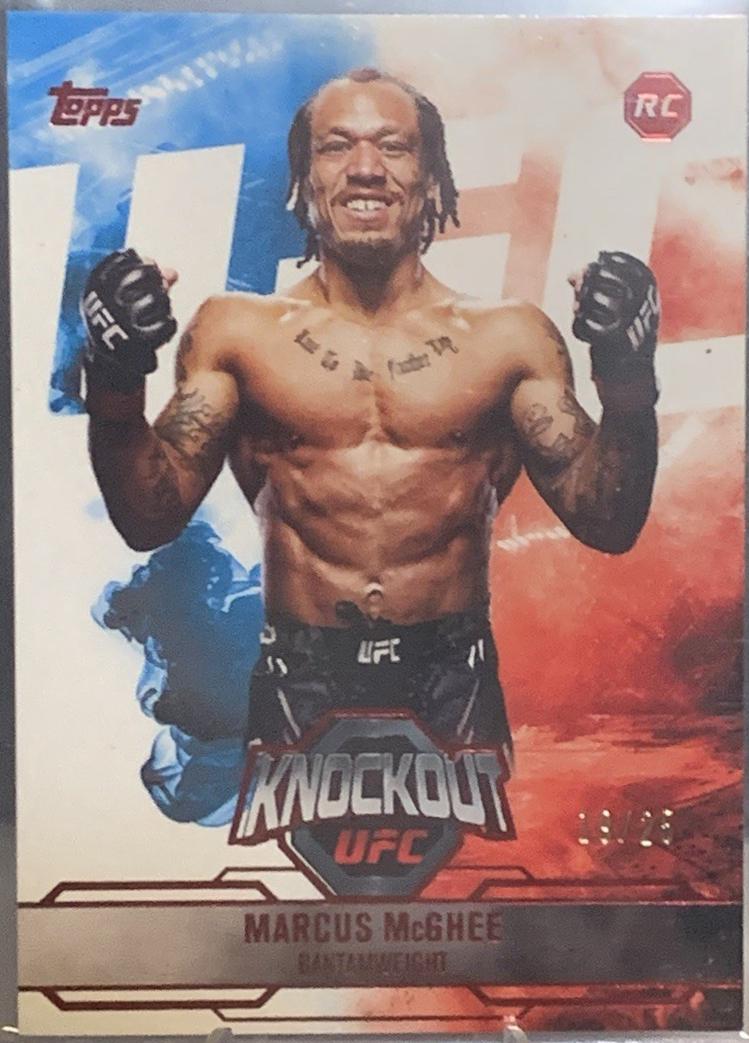 Marcus McGhee 2025 Topps Knockout UFC Base #85 Red