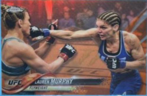Lauren Murphy 2018 Topps Chrome UFC Base #99 Orange