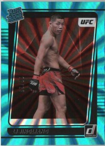 Li Jingliang 2022 Panini Donruss UFC Base #208 Teal