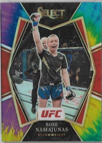 Rose Namajunas 2022 Panini Select UFC Premier Level #173 Tie Dye