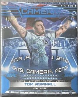 Tom Aspinall 2024 Topps Knockout UFC Action (Lights, Camera, Action) #ACT-7 Blue