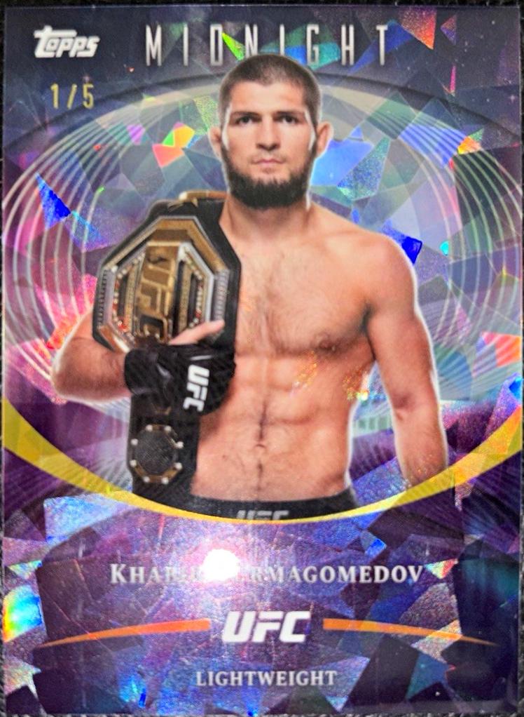 Khabib Nurmagomedov 2026 Topps Midnight UFC Base #8 Daybreak