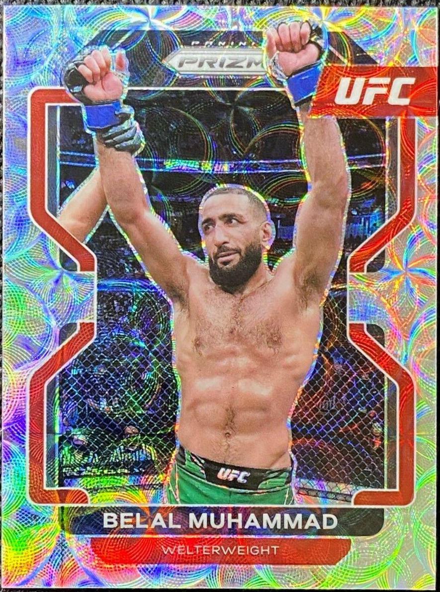Belal Muhammad 2022 Panini Prizm UFC Base #119 Premium