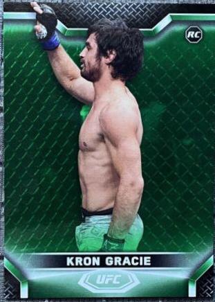 Kron Gracie 2020 Topps UFC Knockout Base #83 Green
