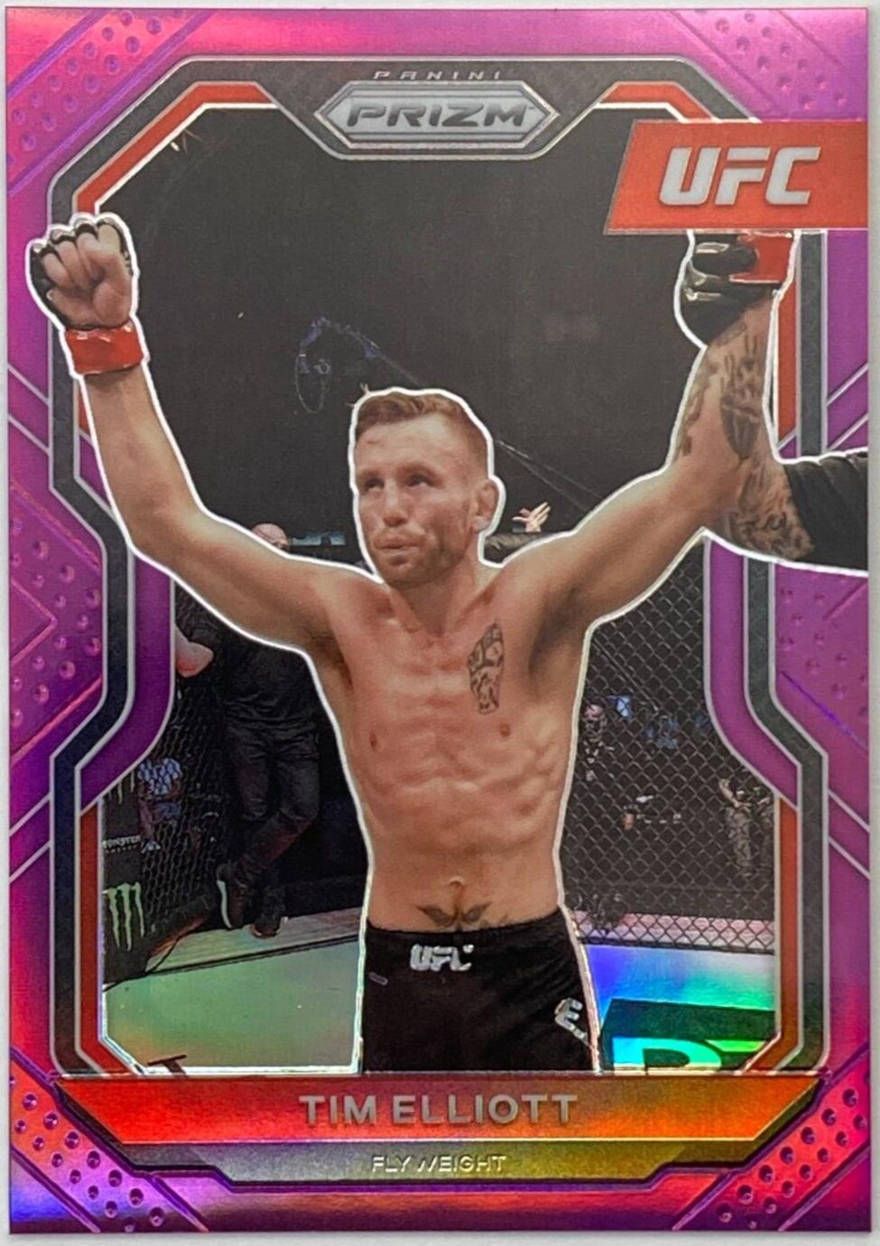 Tim Elliott 2021 Panini Prizm UFC Base #40 Purple