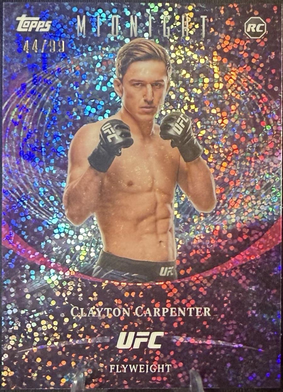 Clayton Carpenter 2026 Topps Midnight UFC Base #84 Twilight