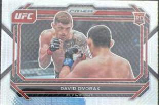 David Dvorak 2023 Panini Prizm UFC Base #70 Hyper