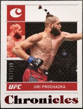 Jiri Prochazka 2022 Panini Chronicles UFC Base Chronicles #55 Red