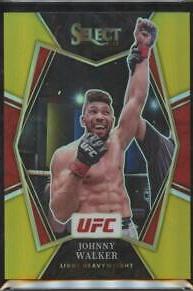Johnny Walker 2022 Panini Select UFC Premier Level #164 Gold
