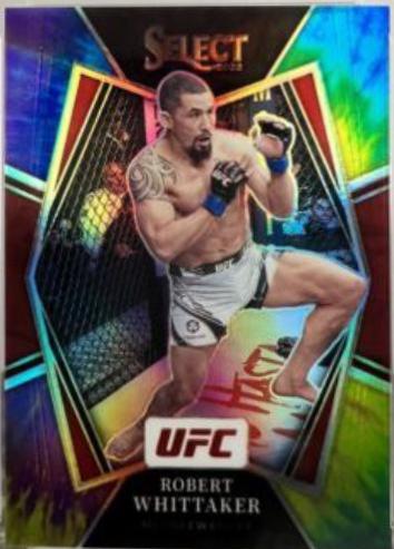 Robert Whittaker 2022 Panini Select UFC Premier Level #123 Tie Dye