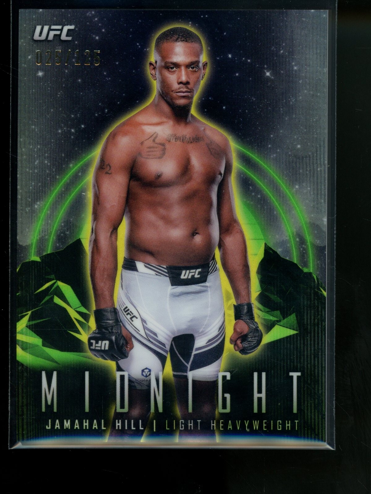 Jamahal Hill 2024 Topps Midnight UFC Base #71 Morning