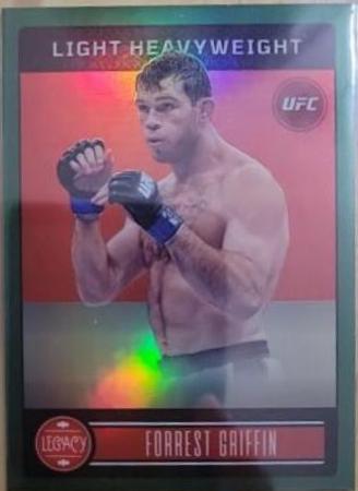 Forrest Griffin 2023 Panini Chronicles UFC Base Legacy Premium Edition #350 Green