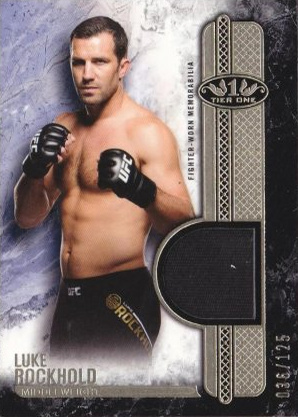 Luke Rockhold 2017 Topps UFC Knockout Tier One Relics #T1R-LR Green