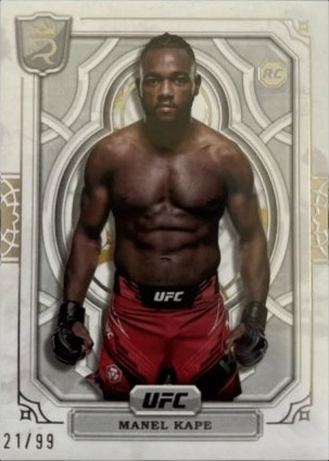 Manel Kape 2024 Topps Royalty UFC Base #62 Gold