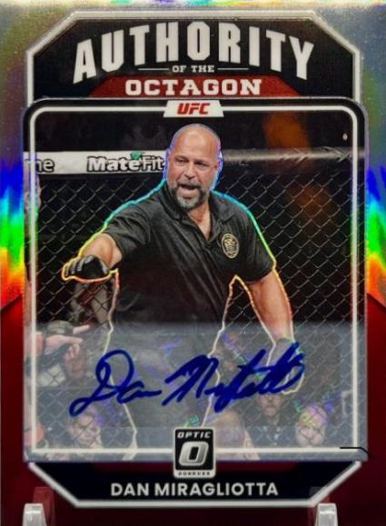 Dan Miragliotta 2023 Panini Donruss Optic UFC Authority of the Octagon Signatures #146 Holo