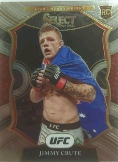 Jimmy Crute 2021 Panini Select UFC Concourse #73 Silver