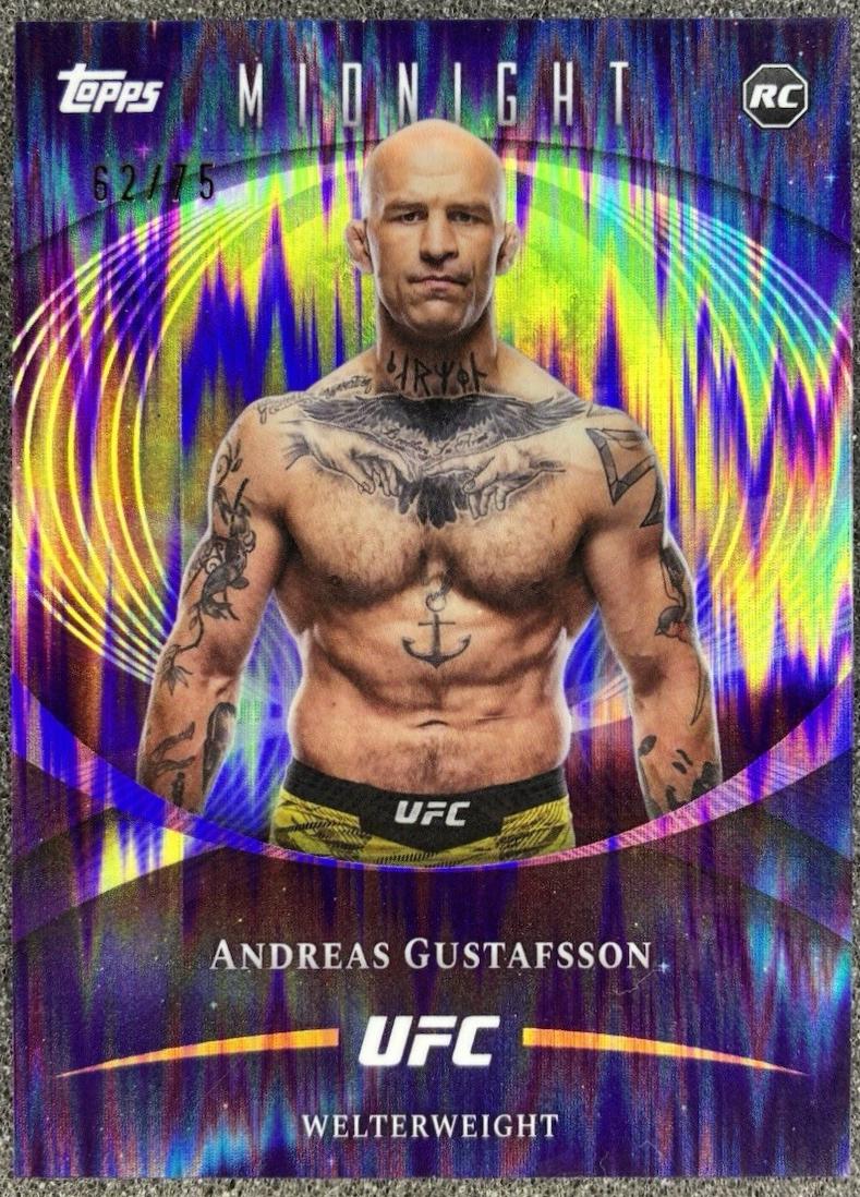 Andreas Gustafsson 2026 Topps Midnight UFC Base #98 Daybreak