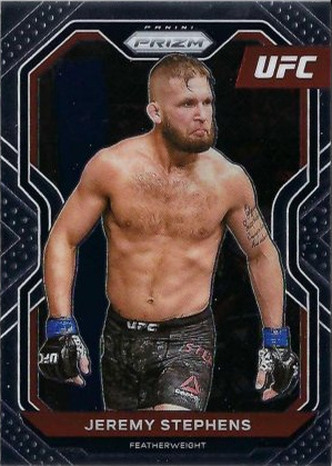 Jeremy Stephens 2021 Panini Prizm UFC Base #54 Teal