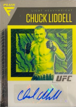 Chuck Liddell 2021 Panini Chronicles UFC Flux Auto #14 Black