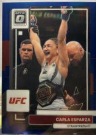 Carla Esparza 2023 Panini Donruss Optic UFC Base #18 Blue
