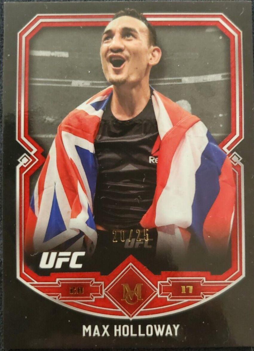 Max Holloway 2017 Topps Museum Collection UFC Base #11 Ruby