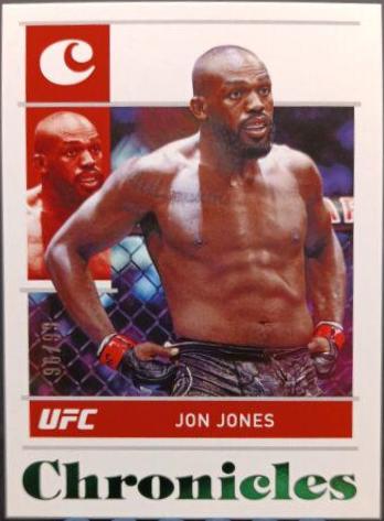 Jon Jones 2022 Panini Chronicles UFC Base Chronicles #65 Green