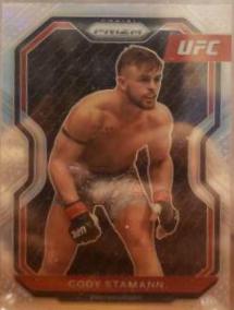 Cody Stamann 2021 Panini Prizm UFC Base #20 Silver