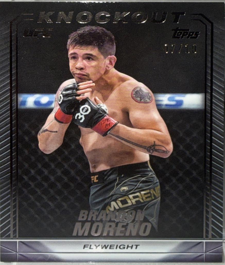 Brandon Moreno 2024 Topps Knockout UFC Base #37 Black