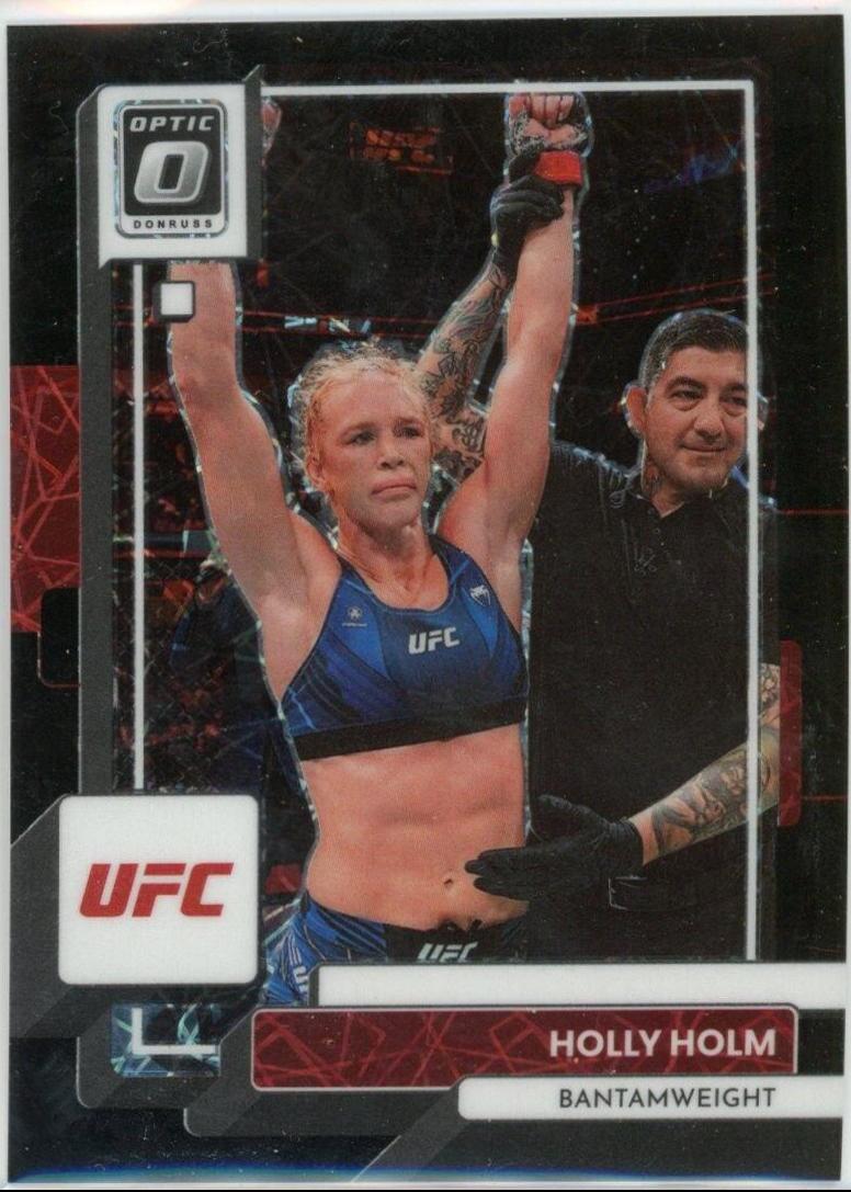 Holly Holm 2023 Panini Donruss Optic UFC Base #30 Black Velocity