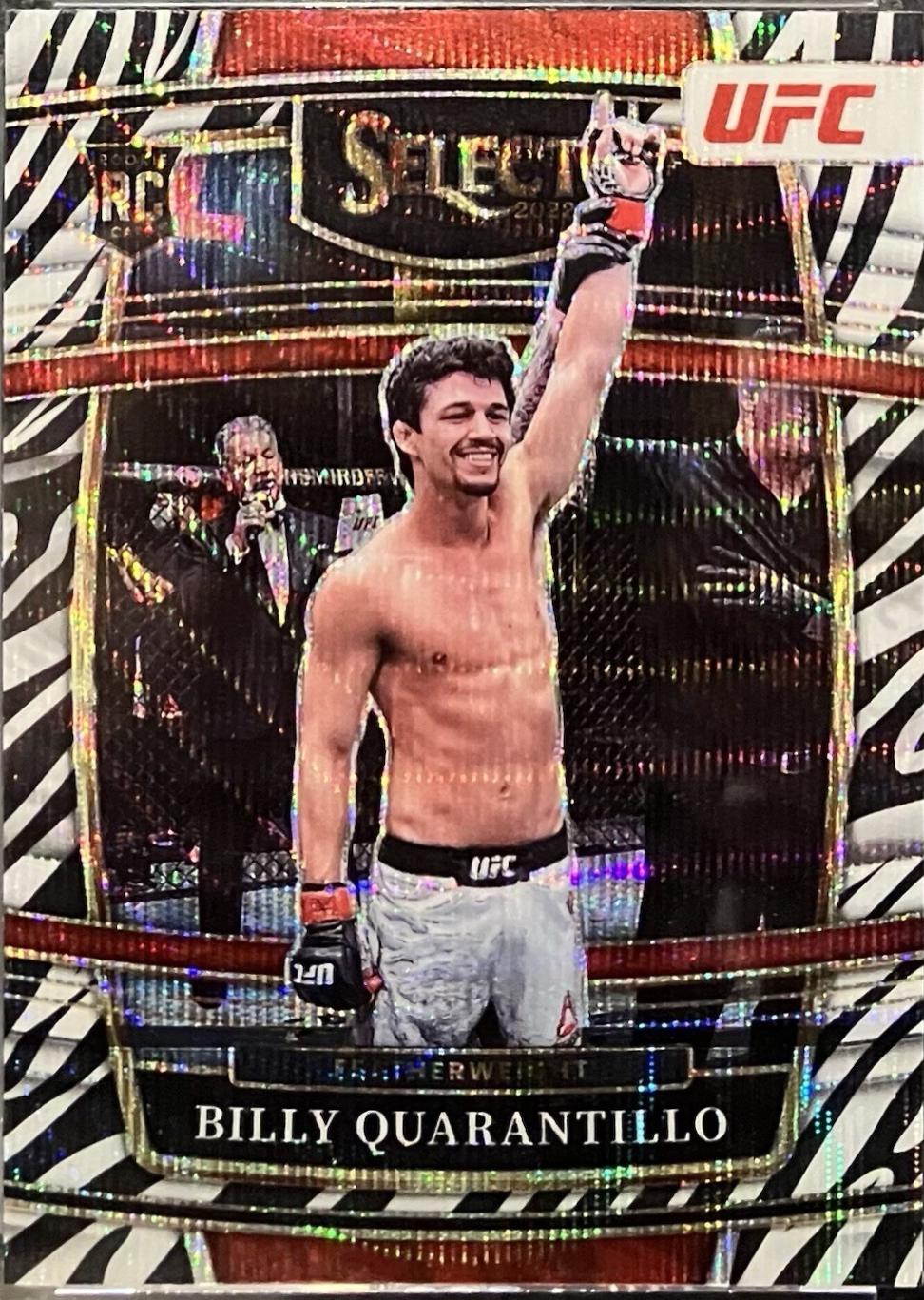 Billy Quarantillo 2022 Panini Select UFC Concourse #13 Zebra