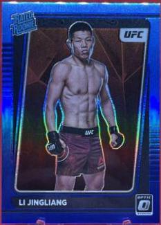 Li Jingliang 2022 Panini Donruss Optic UFC Base #113 Blue