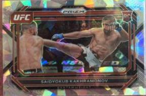Saidyokub Kakhramonov 2023 Panini Prizm UFC Base #41 Ice